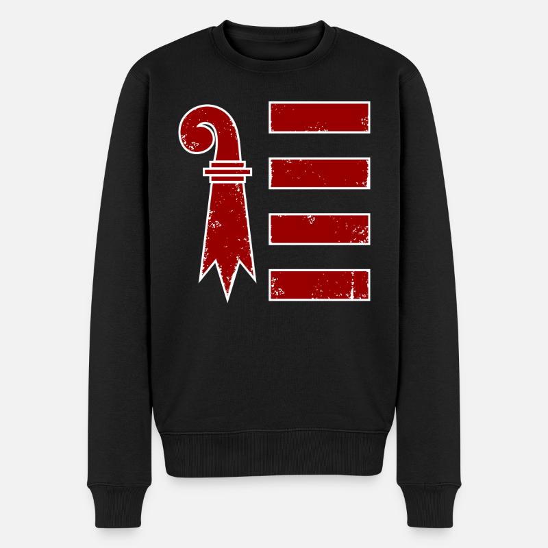 Drapeau du Jura - Pull Premium bio Homme - noir