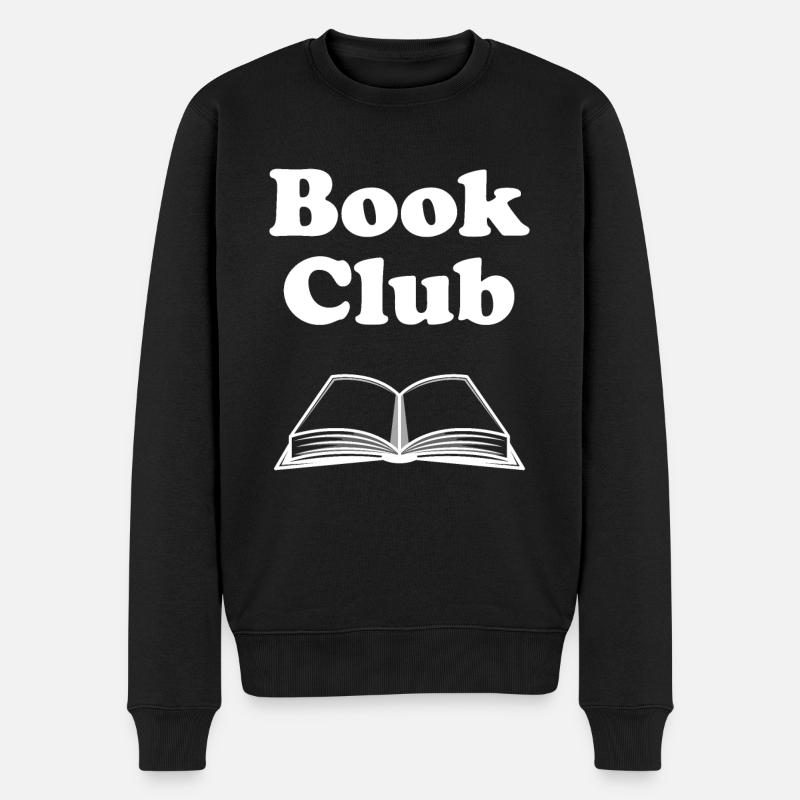 Club de lecture - Pull Premium bio Homme - noir