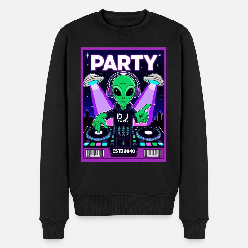Parti extraterrestre 2040 - Pull Premium bio Homme - noir