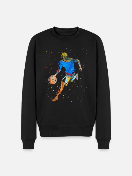 Basketball - Men's Premium Organic Jumper - black