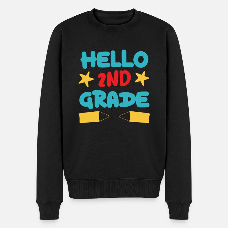 Zweite Klasse Rainbow Girls Jungen Lehrerteam 2. - Männer Premium Bio Pullover - Schwarz
