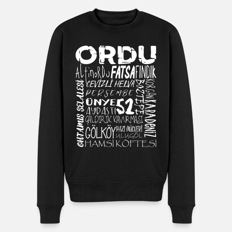 Ordu 52 - Pull Premium bio Homme - noir
