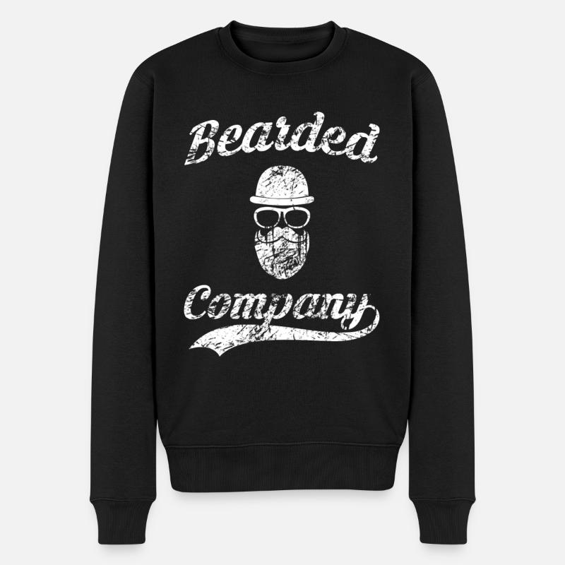 Barbu barbe - Pull Premium bio Homme - noir