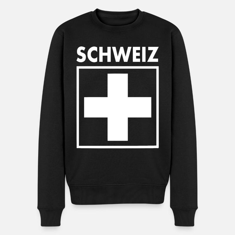 suisse - Pull Premium bio Homme - noir