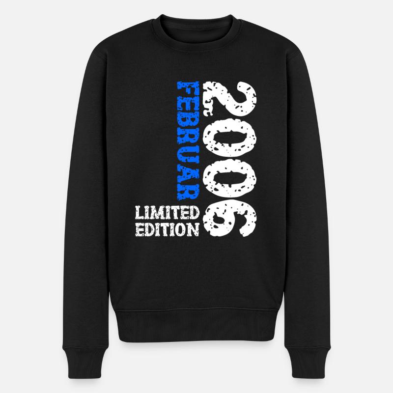 2006 Februar Limited Edition Geburtstag Mann Frau - Männer Premium Bio Pullover - Schwarz