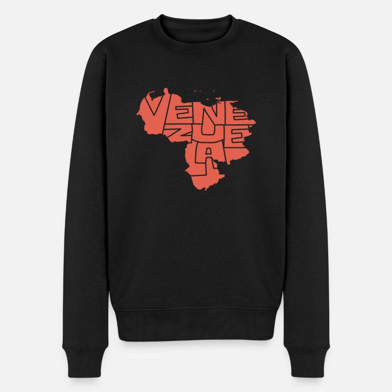 Venezuela Republik Karibik Südamerika Fun Geschenk - Männer Premium Bio Pullover - Schwarz