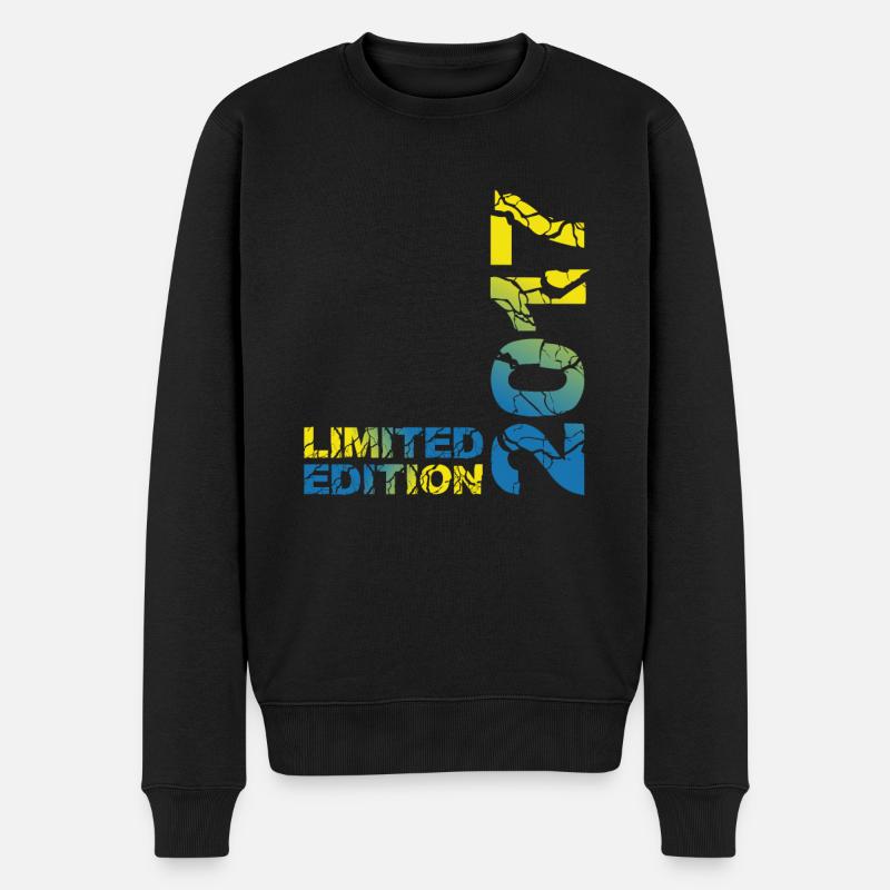 2017 Limited Edition Geburtstag Geschenk Deko - Männer Premium Bio Pullover - Schwarz