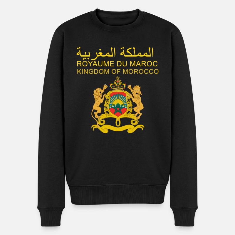 Passeport marocain-Royaume du maroc - Pull Premium bio Homme - noir