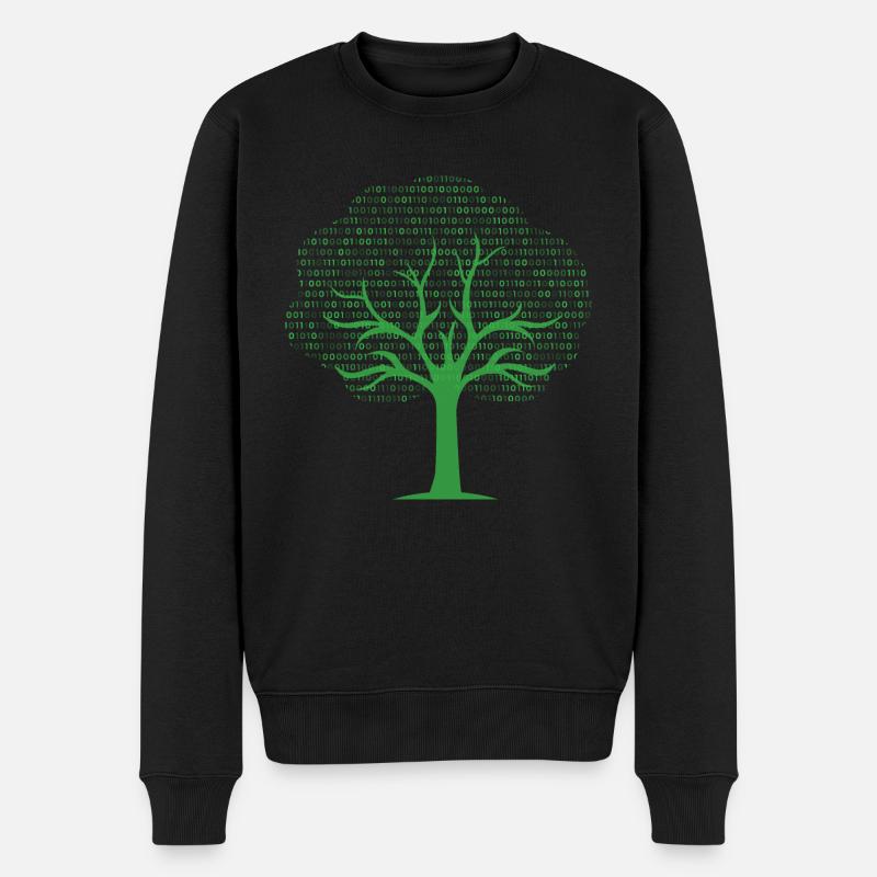 Binary Tree... Programmeurs & Nerd - Pull Premium bio Homme - noir