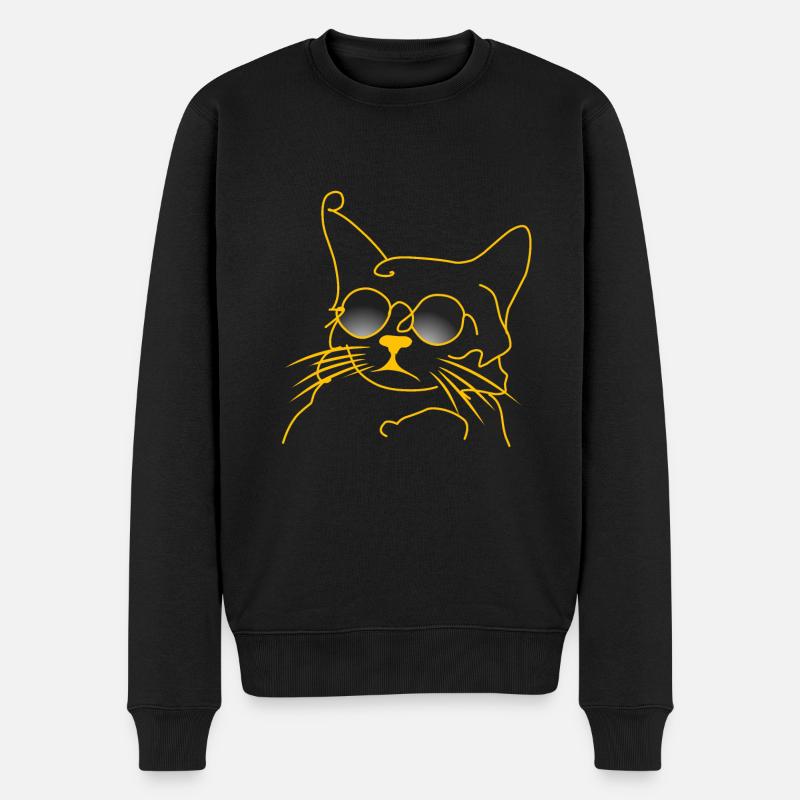 Garçon de chat - Pull Premium bio Homme - noir