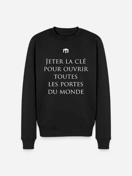 clé wite - Pull Premium bio Homme - noir
