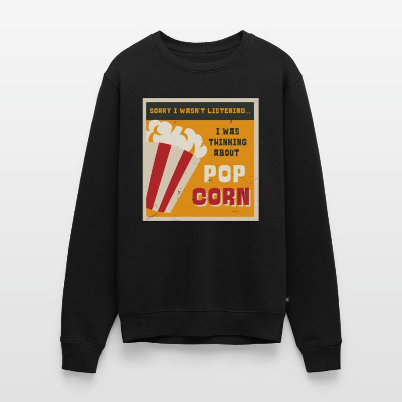Manger du pop-corn Ironic Saying Corn Pop Corn Pull Premium bio Homme
