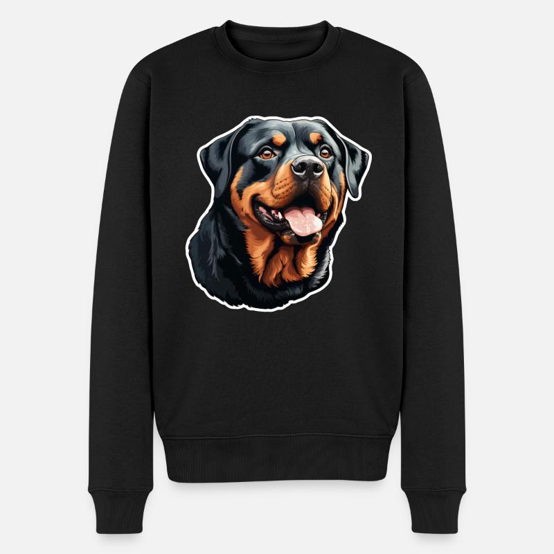 Rottweilerkopf - Pull Premium bio Homme - noir