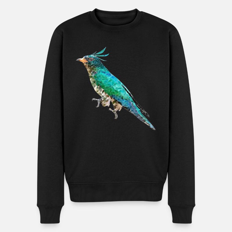 Oiseau ~ le Coucou Emeraude - Pull Premium bio Homme - noir