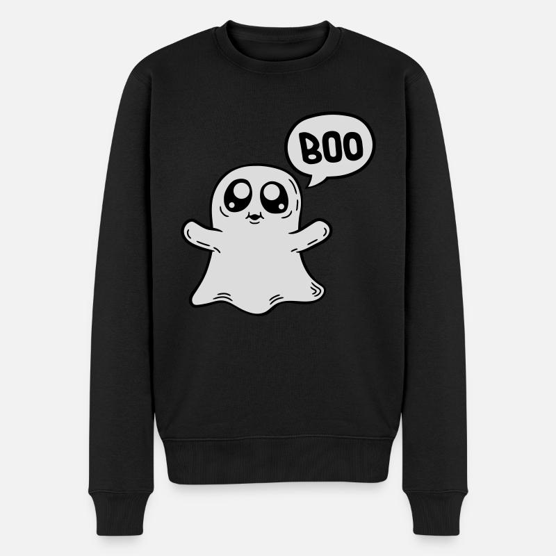 Petit fantôme doux - Pull Premium bio Homme - noir