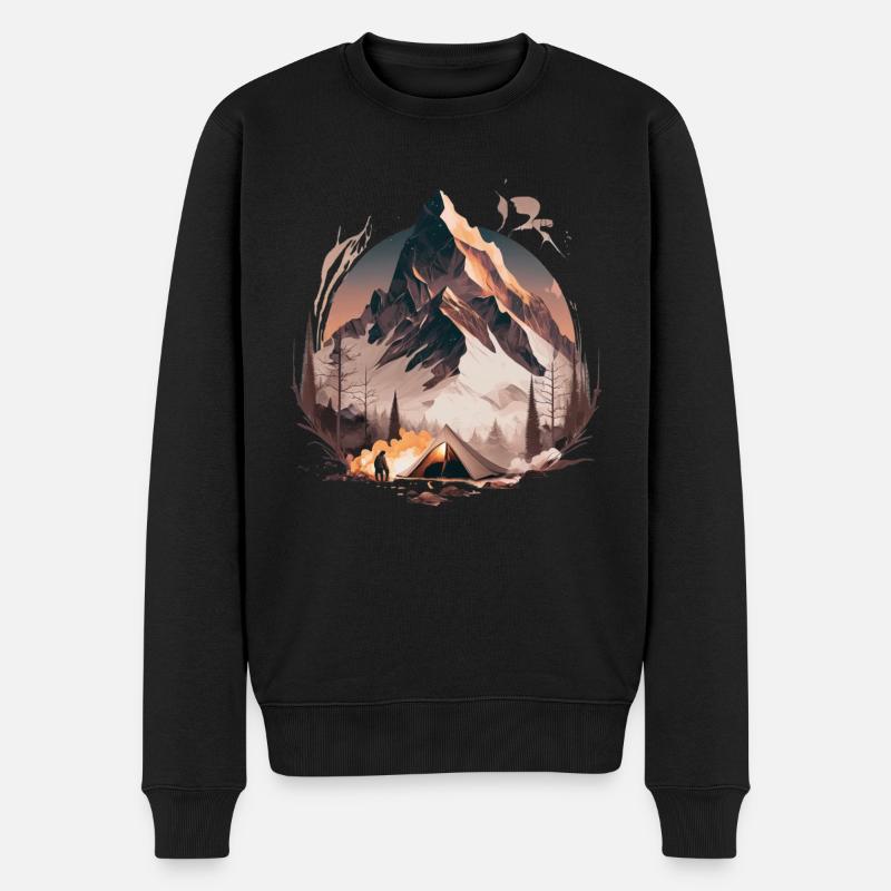 Conception sans titre 198 - Pull Premium bio Homme - noir