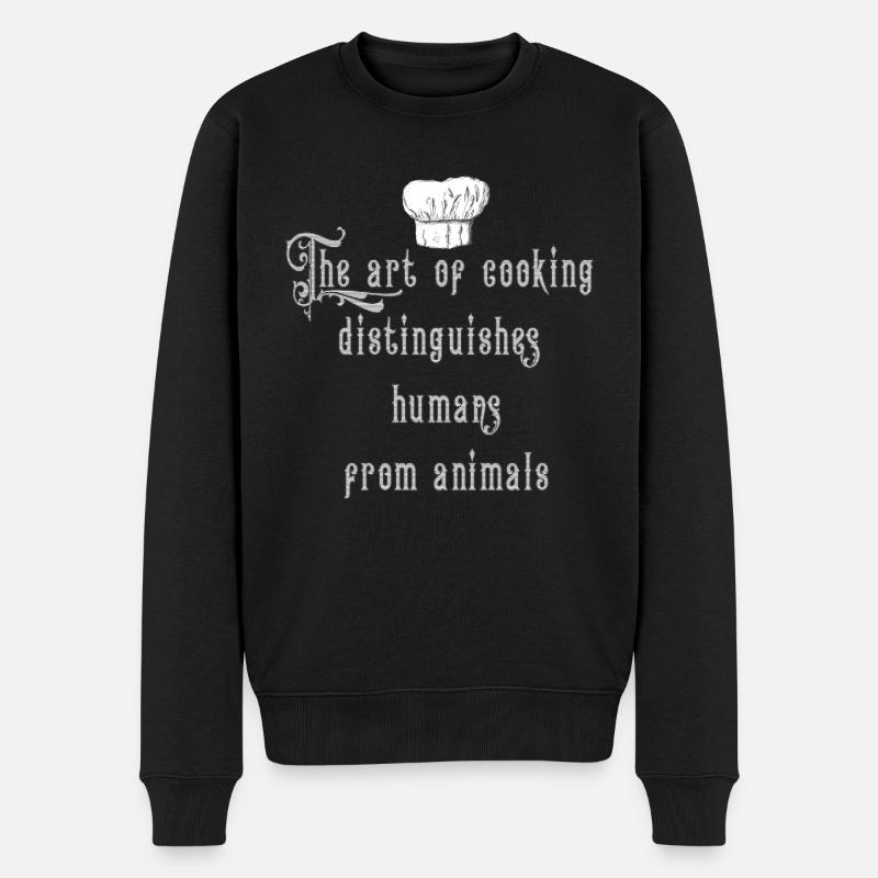 L’art du coocking - Pull Premium bio Homme - noir