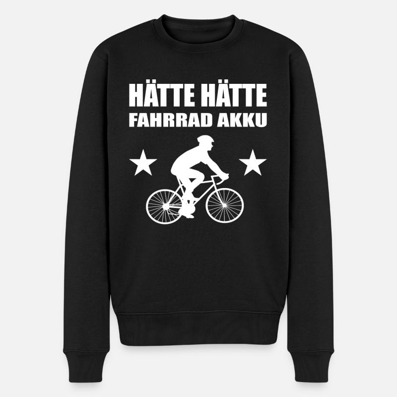 Hätte Hätte - Männer Premium Bio Pullover - Schwarz