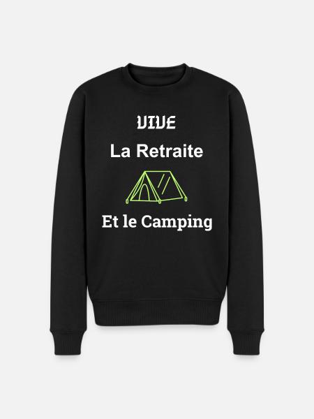 Long live Retirement and Camping - Men's Premium Organic Jumper - black