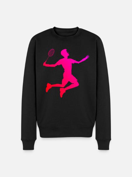 Squash Badminton player Badminton Badminton - Men's Premium Organic Jumper - black