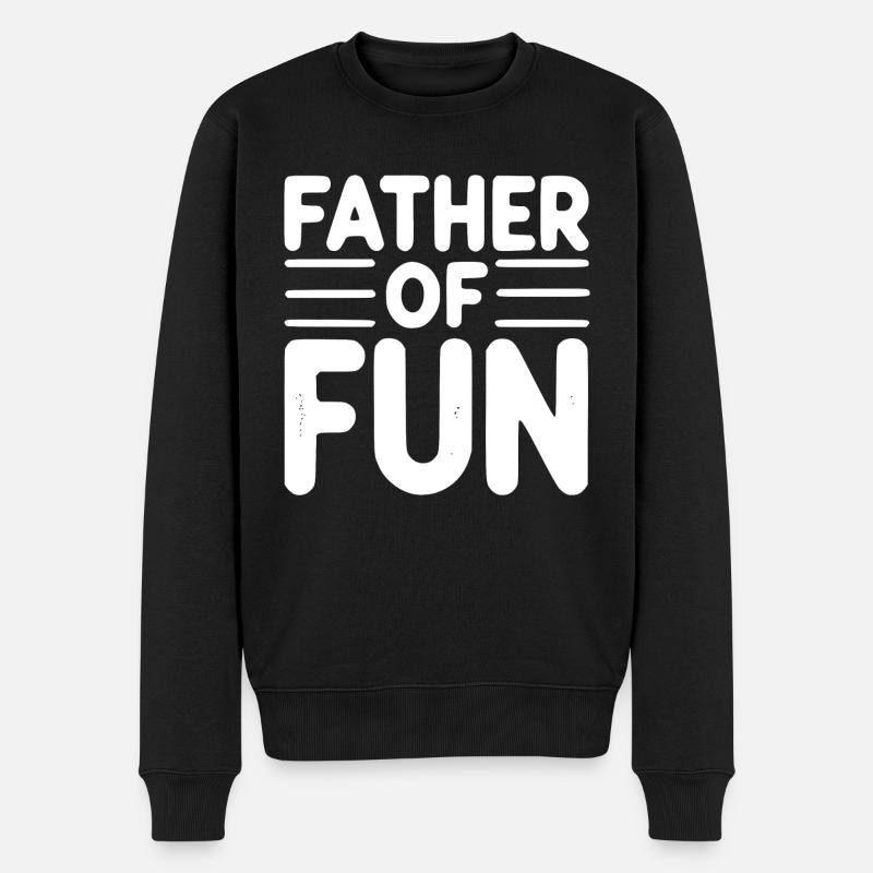 Père du plaisir - Pull Premium bio Homme - noir