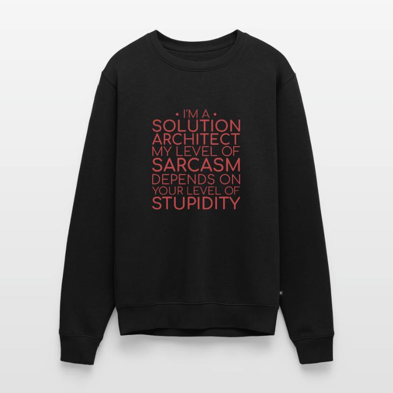 Solution Architect Sarcasm | Solution Architecture Men's Premium Organic Jumper