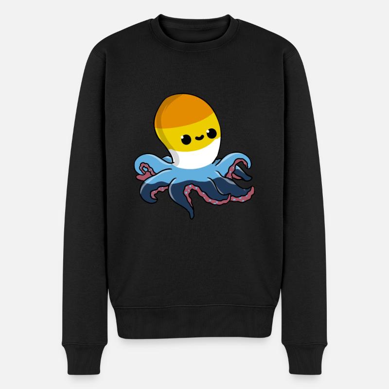 Aroace Octopus Aroace Pride - Pull Premium bio Homme - noir