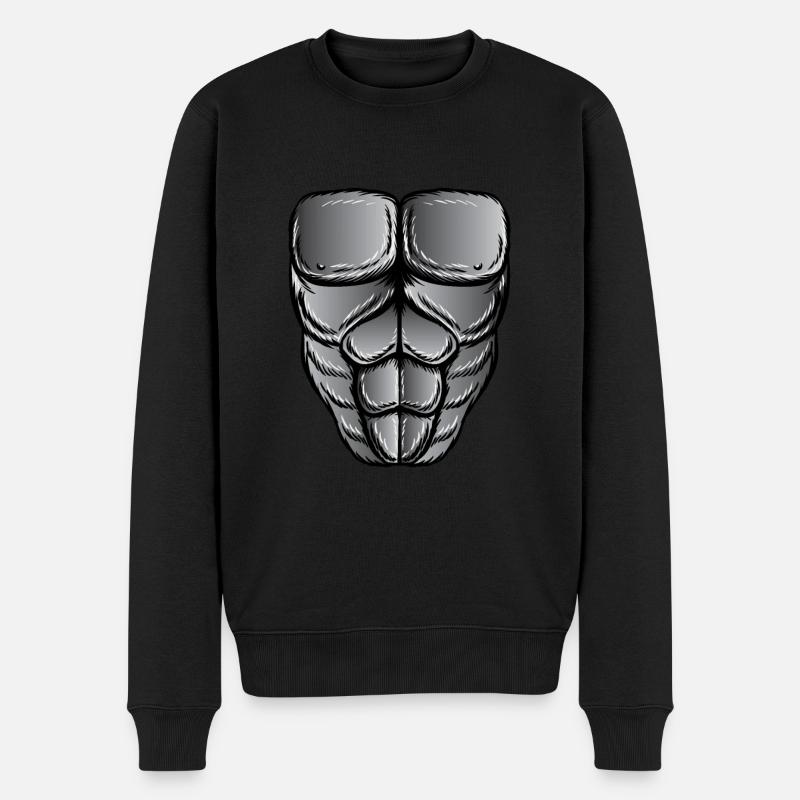 Gorilla-Kostüm Halloween - Männer Premium Bio Pullover - Schwarz
