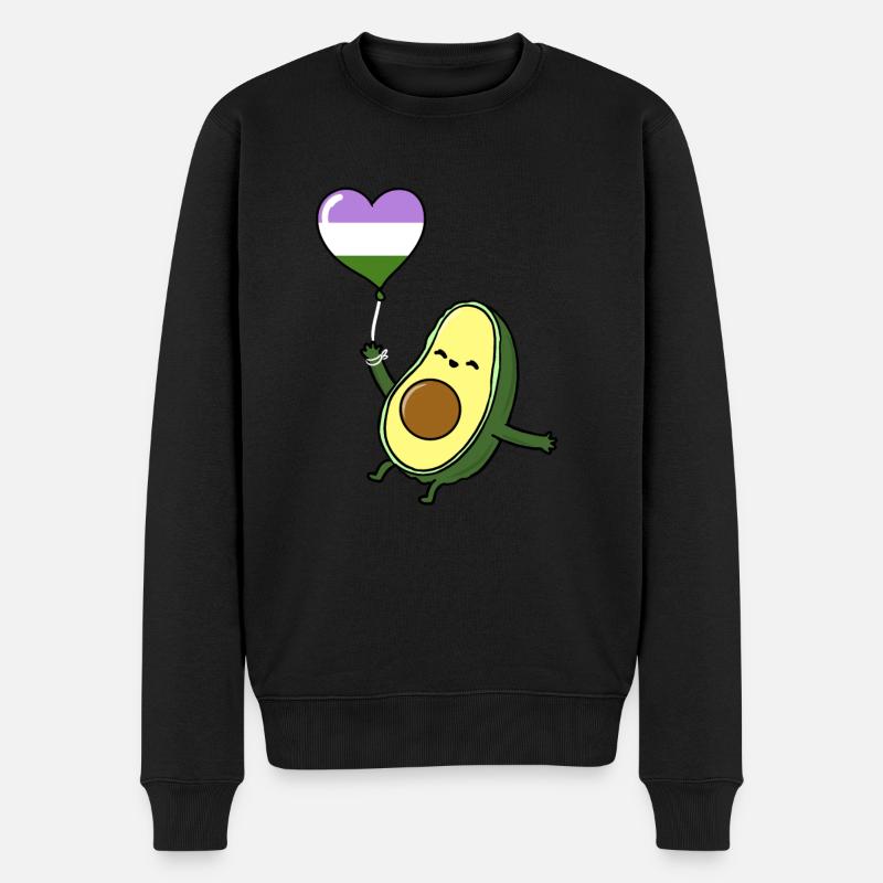 Ballon d’avocat Genderqueer Pride - Pull Premium bio Homme - noir