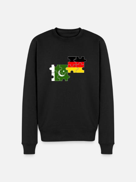 Pakistan Germany Flag German Pakistani - Men's Premium Organic Jumper - black