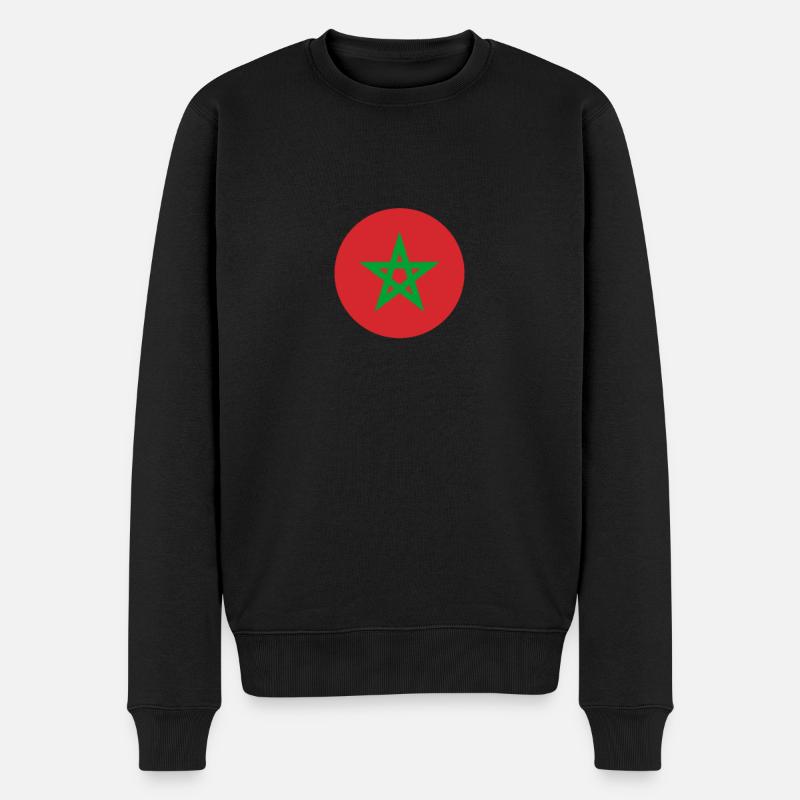 Maroc Drapeau Marocain Marocain - Pull Premium bio Homme - noir