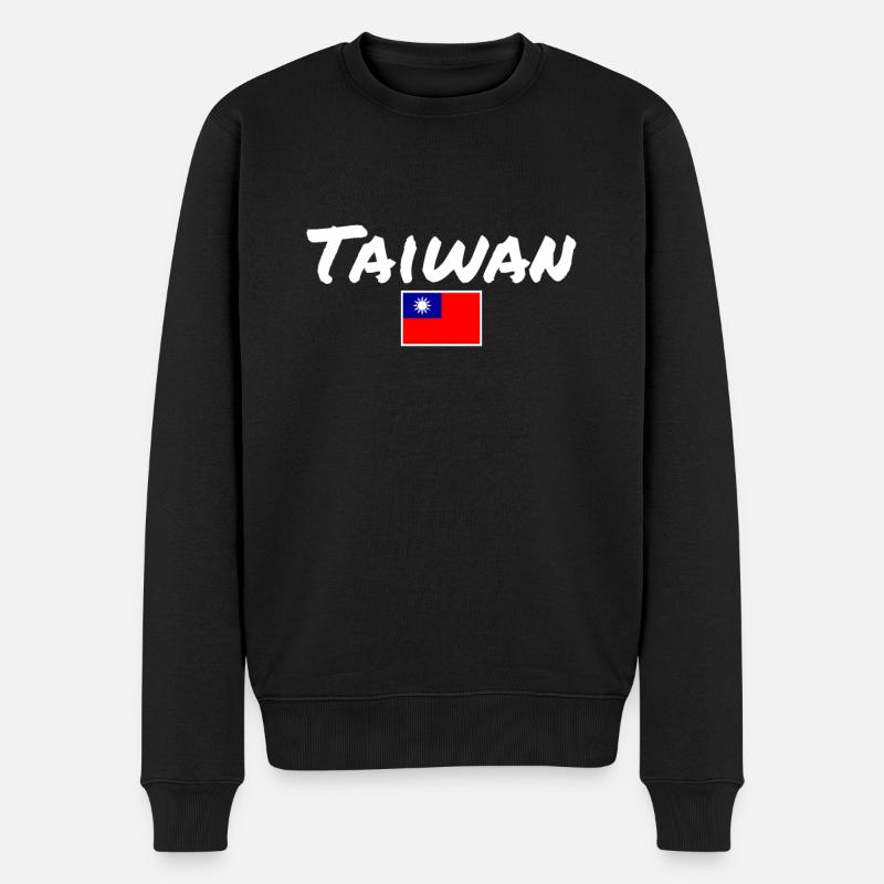 Taïwan Drapeau taïwanais Taïwanais - Pull Premium bio Homme - noir