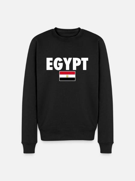 Egypt Egyptian Flag Egyptian - Men's Premium Organic Jumper - black