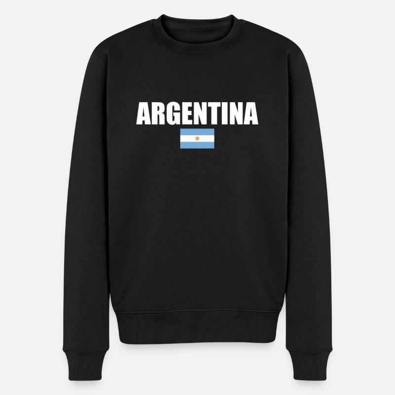 Argentine Argentine Drapeau argentin - Pull Premium bio Homme - noir