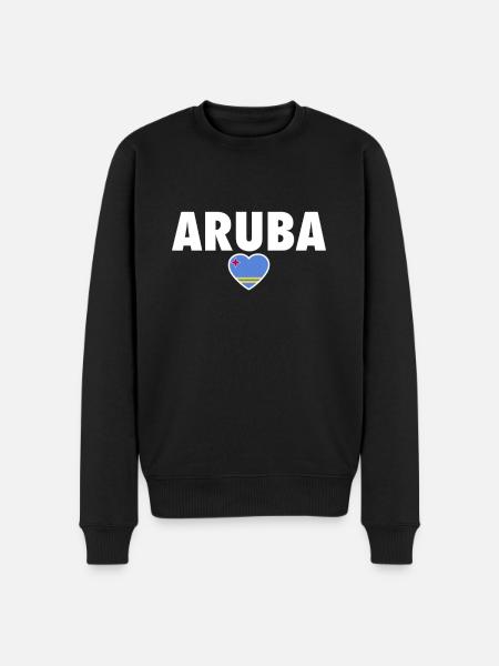 Aruba Aruban Flag Arubans - Men's Premium Organic Jumper - black