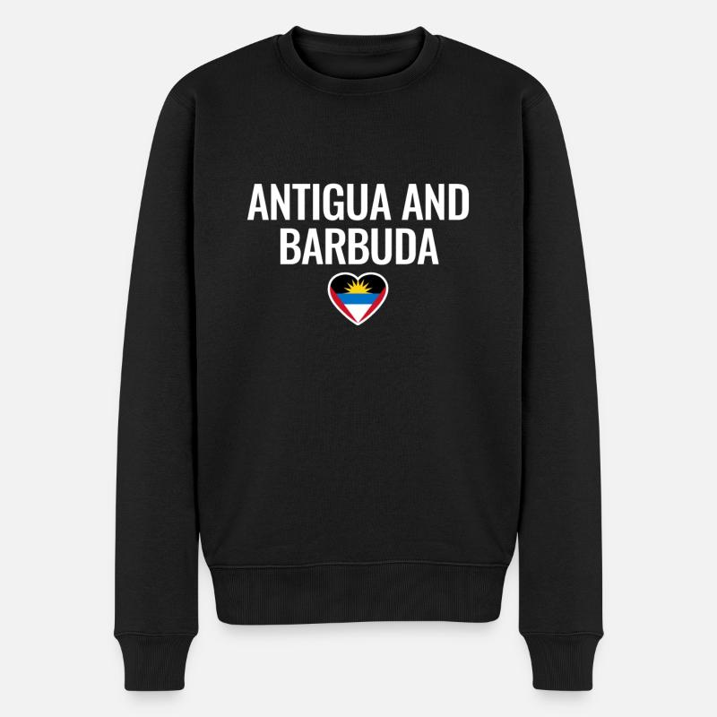 Antigua-et-Barbuda Drapeau d’Antigua - Pull Premium bio Homme - noir