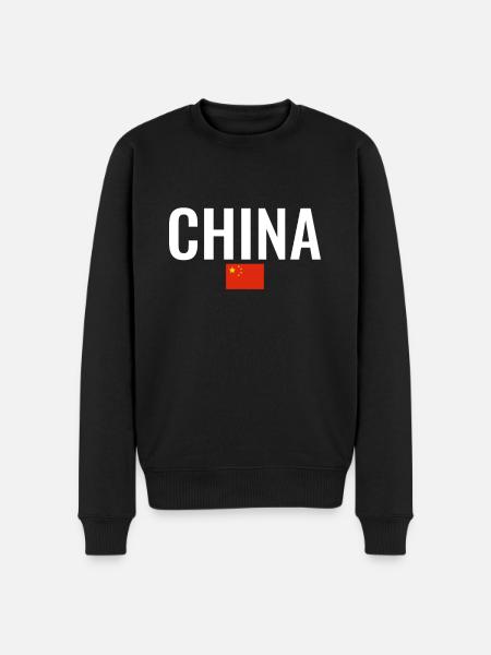 Chine Drapeau chinois Chinois - Pull Premium bio Homme - noir
