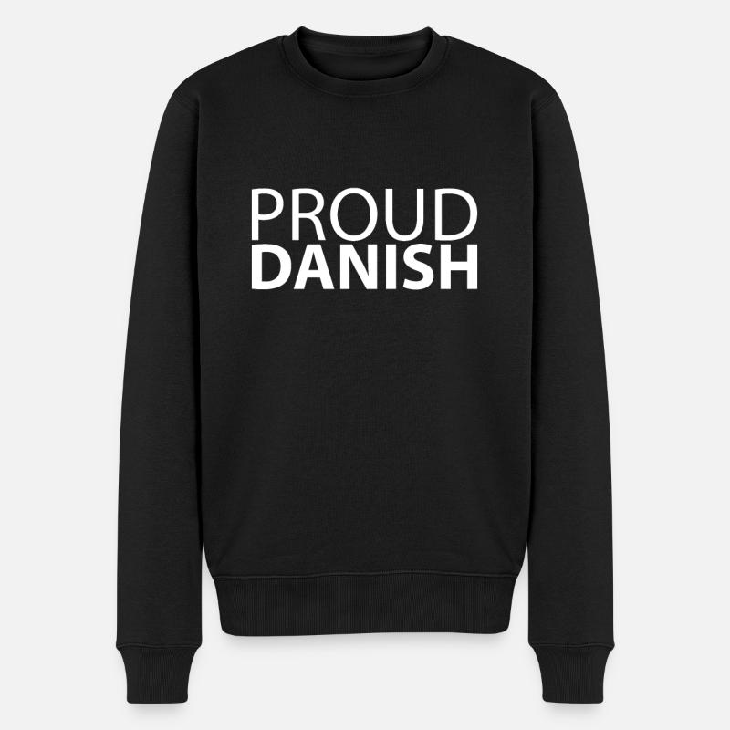 Fier danois Danemark Danois - Pull Premium bio Homme - noir