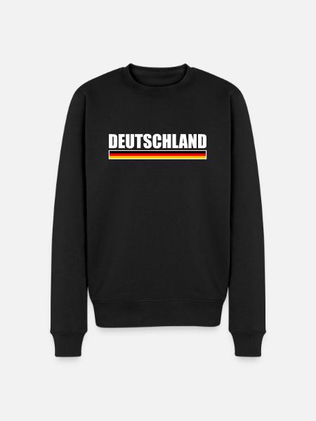 Germany German Flag German - Men's Premium Organic Jumper - black