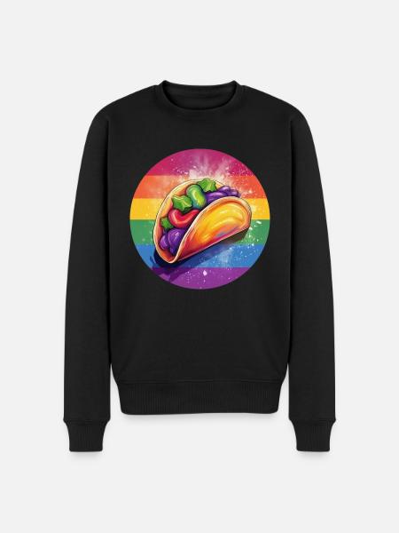 LGBTQ Taco - Men's Premium Organic Jumper - black