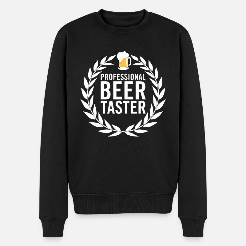Dégustateur de bière professionnel - Pull Premium bio Homme - noir