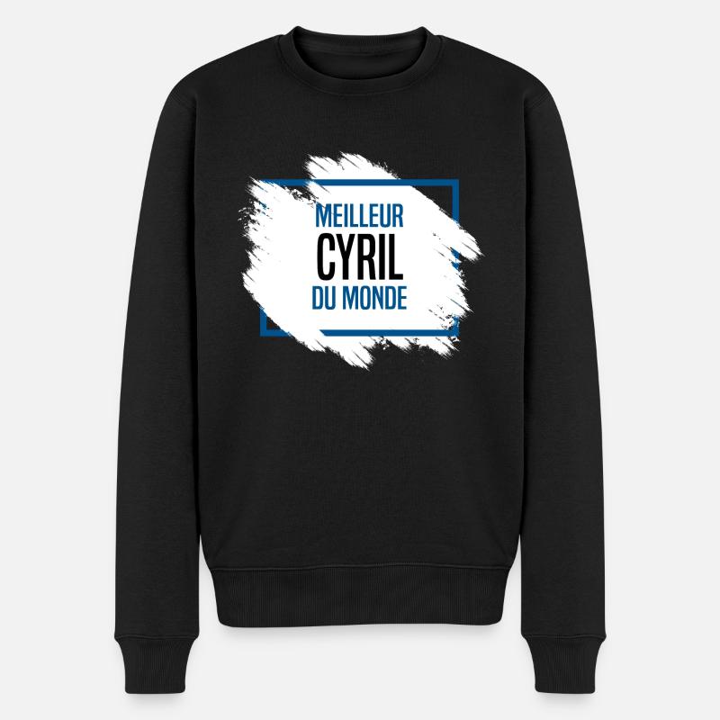 Cyril - Pull Premium bio Homme - noir