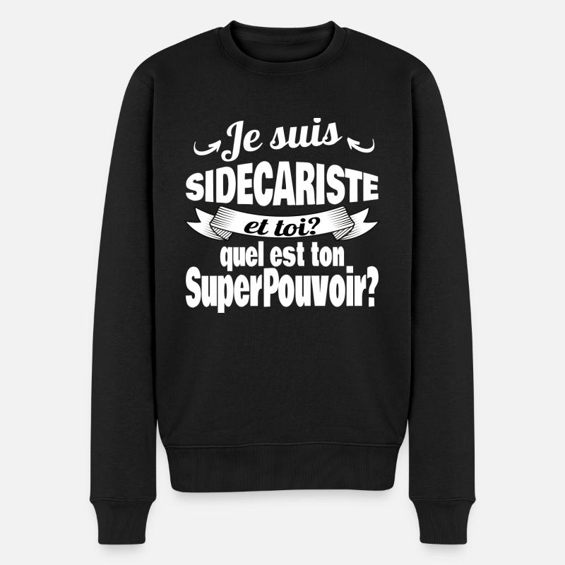 je suis sidecariste - Pull Premium bio Homme - noir