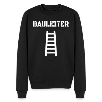 Bauarbeiter Maurer Handwerker Humor Bauleiter - Männer Premium Bio Pullover - Schwarz - Vorne - Nico (187cm)