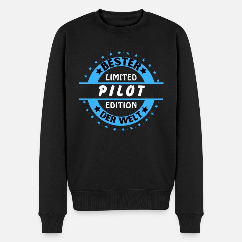 Meilleur pilote du monde - Pull Premium bio Homme - noir
