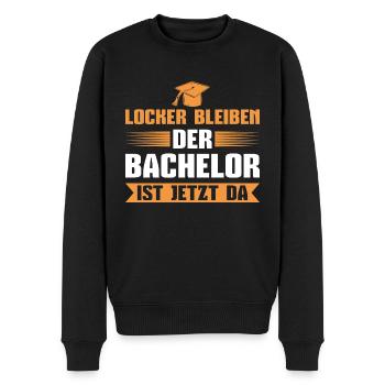 Bachelorprüfung bestanden Uni Abschluss Bachelor - Männer Premium Bio Pullover - Schwarz - Vorne - Nico (187cm)
