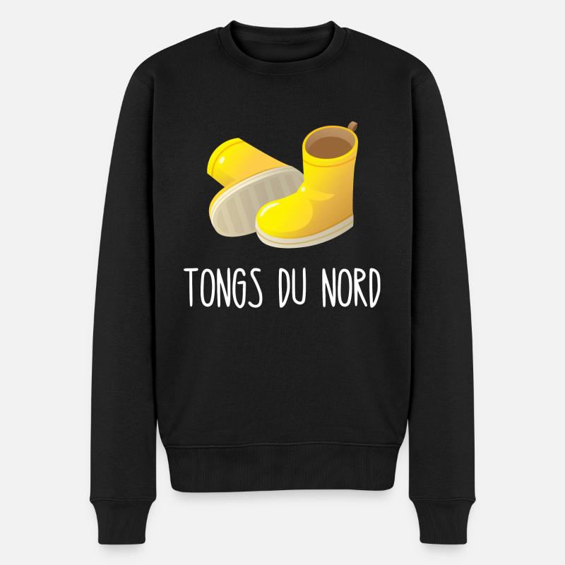 tongs du nord - Pull Premium bio Homme - noir
