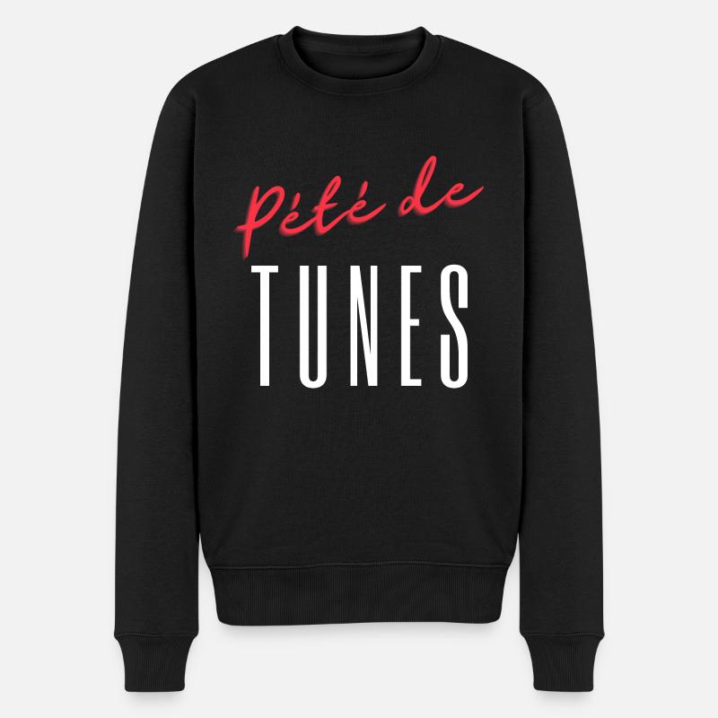 pété de tunes - Pull Premium bio Homme - noir