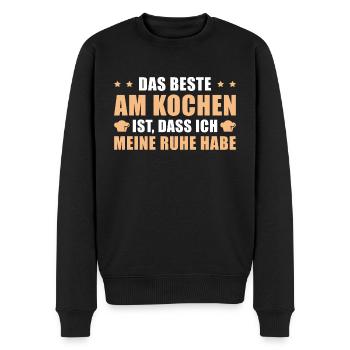 Kochen Humor Hobbykoch - Männer Premium Bio Pullover - Schwarz - Vorne - Nico (187cm)