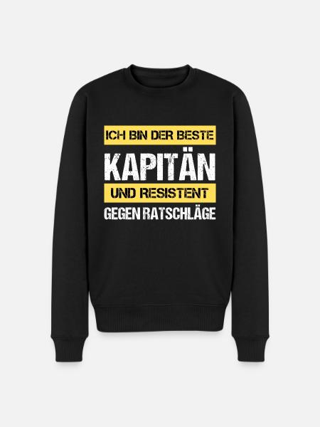 Capitaine résistant - Pull Premium bio Homme - noir